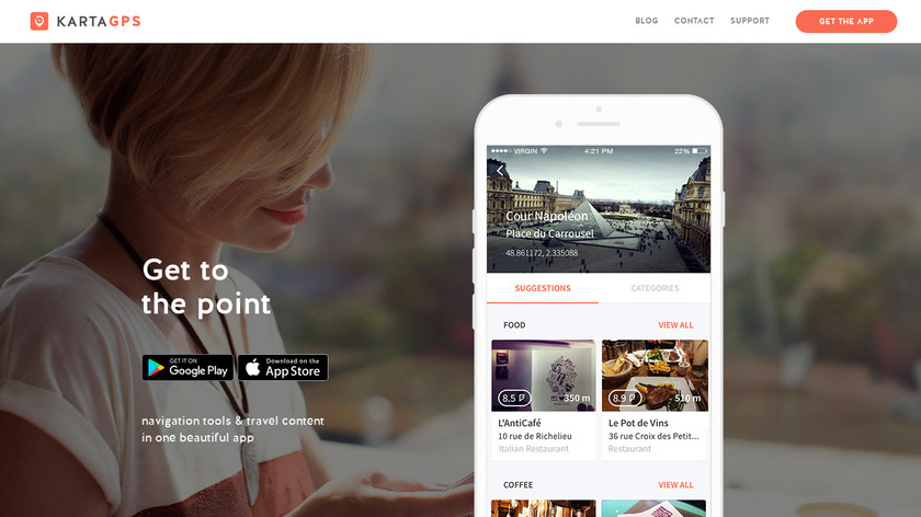 Karta GPS Landing Page
