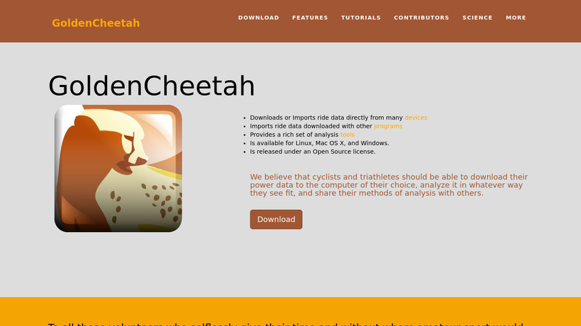 Golden Cheetah Landing Page