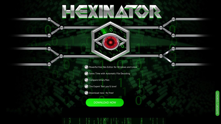 Hexinator Landing Page