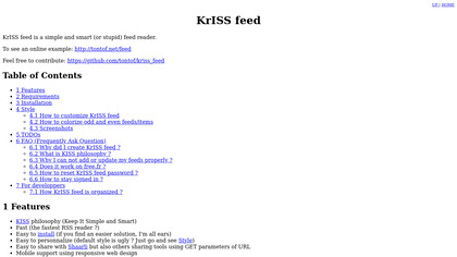 KrISS feed image