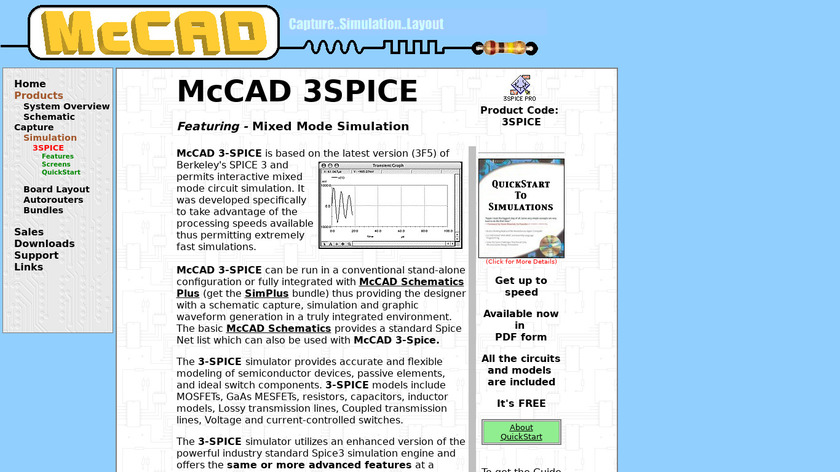 McCAD 3SPICE Landing Page