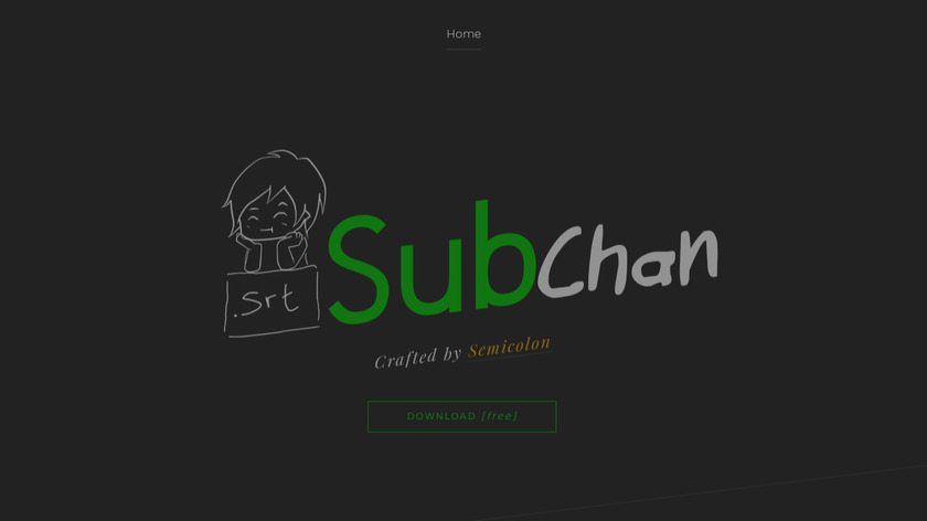 Subchan Landing Page