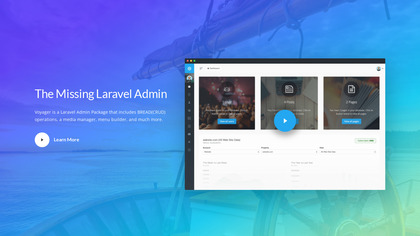 Laravel Voyager image