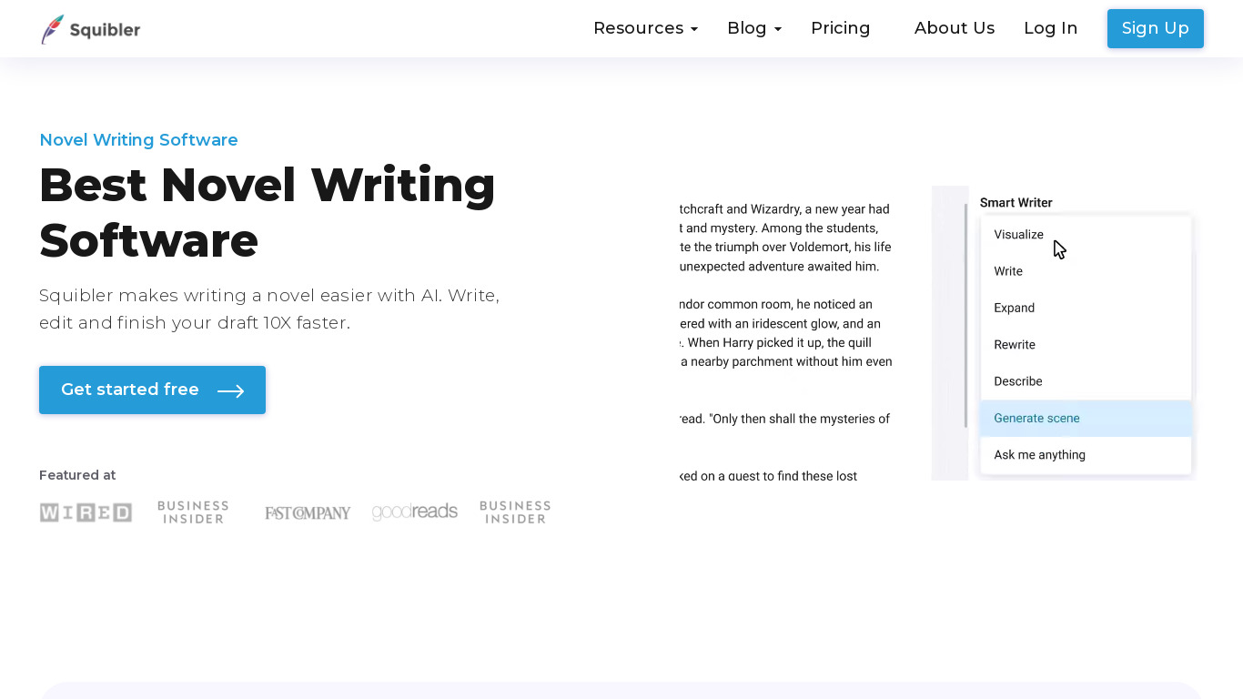 BlankPage Landing page