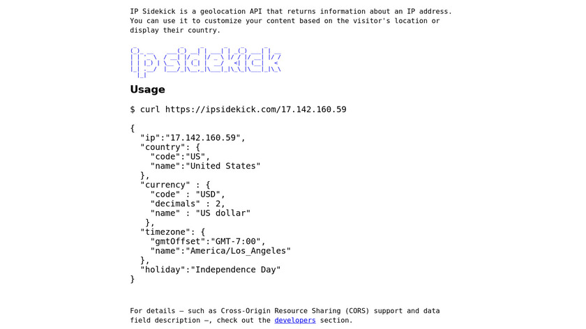 IP Sidekick Landing Page