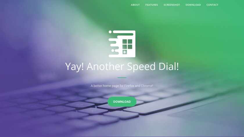 Yay! Another Speed Dial! Landing Page
