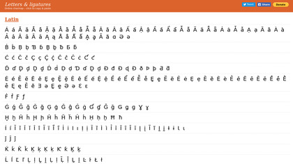 Letters and Ligatures image