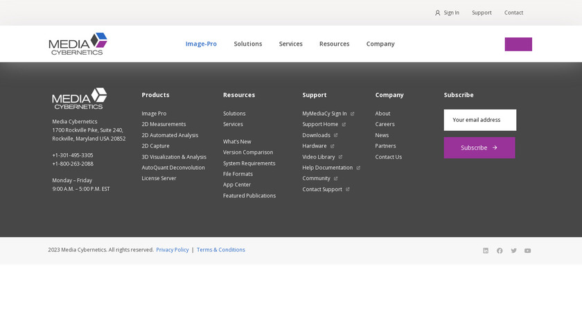 Image Pro Landing Page
