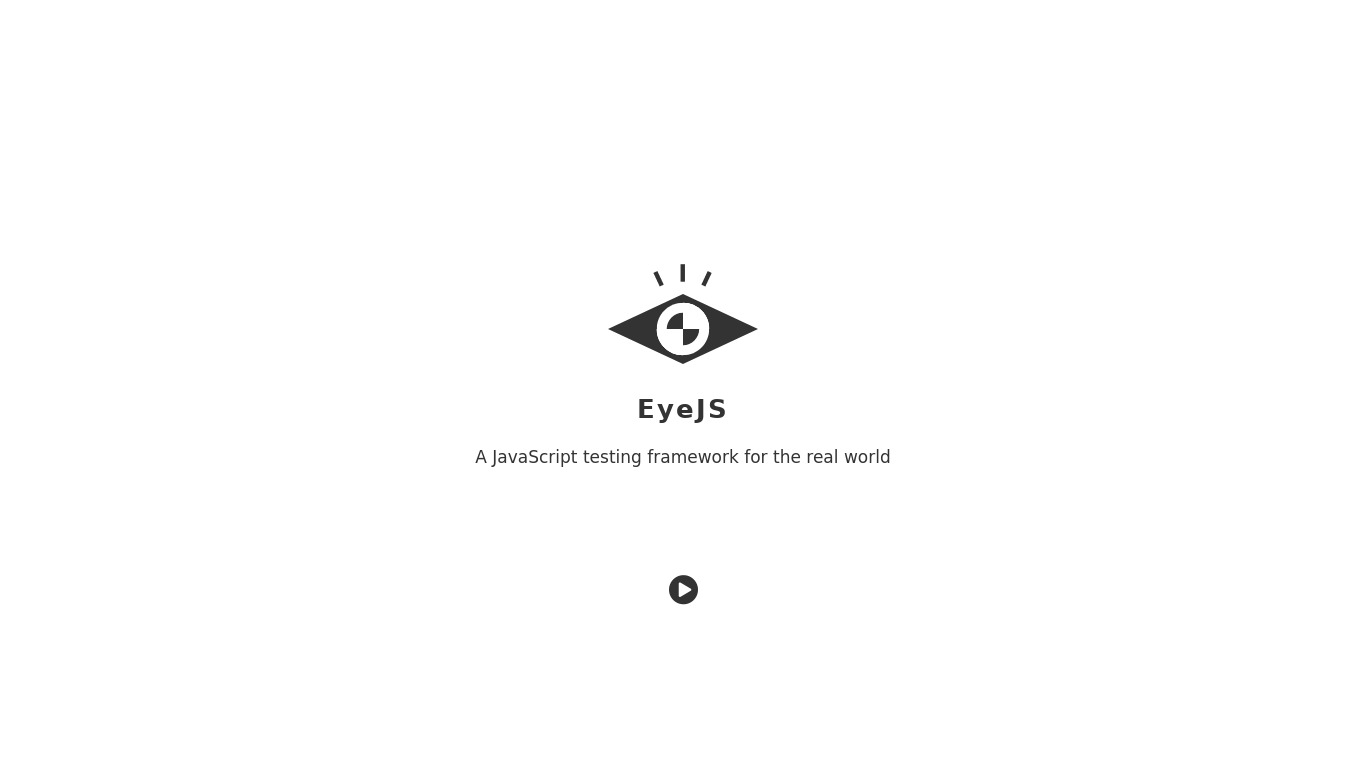 EyeJS Landing page