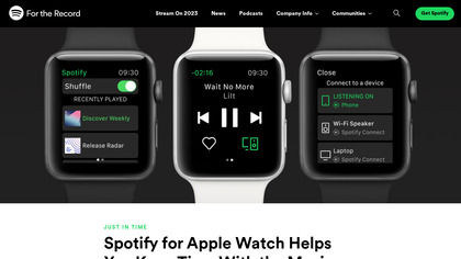 Spotify for Apple Watch image