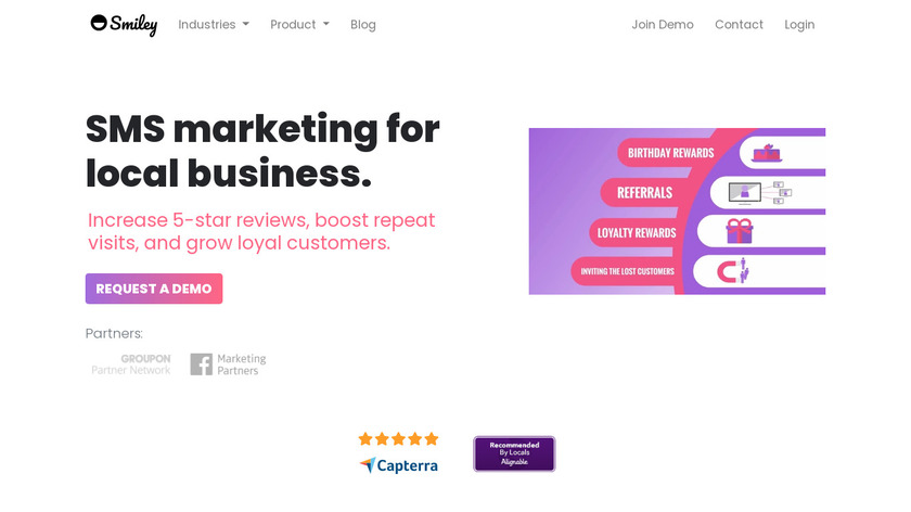 Smiley Landing Page