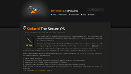Linux Kodachi image