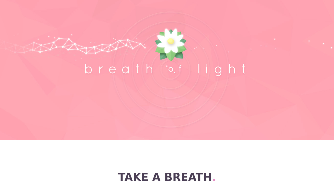 Breath of Life Landing page