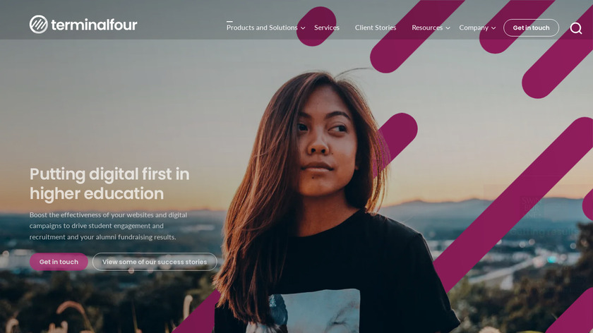 TERMINALFOUR Landing Page