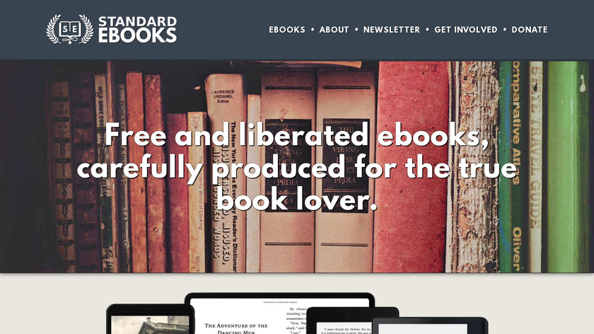 Standard Ebooks Landing Page