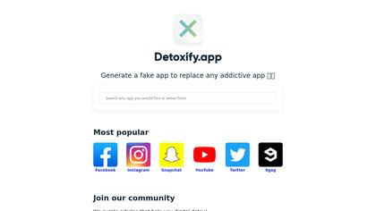 Detoxify App image