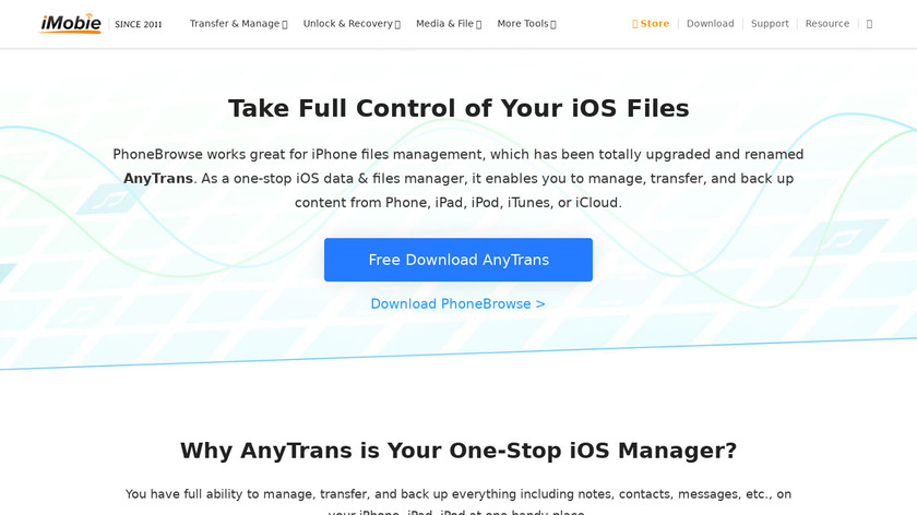 PhoneBrowse Landing Page