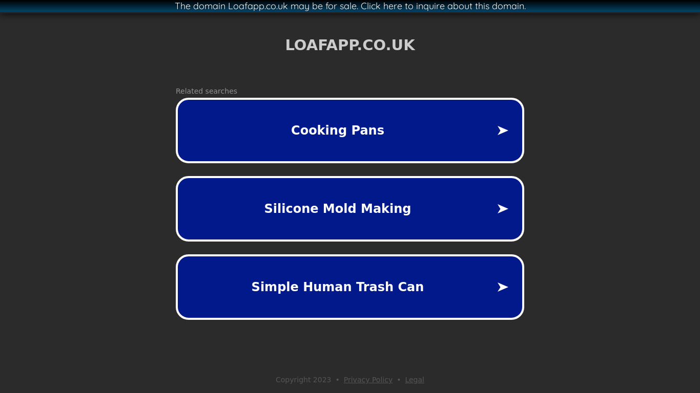 Loaf Landing page