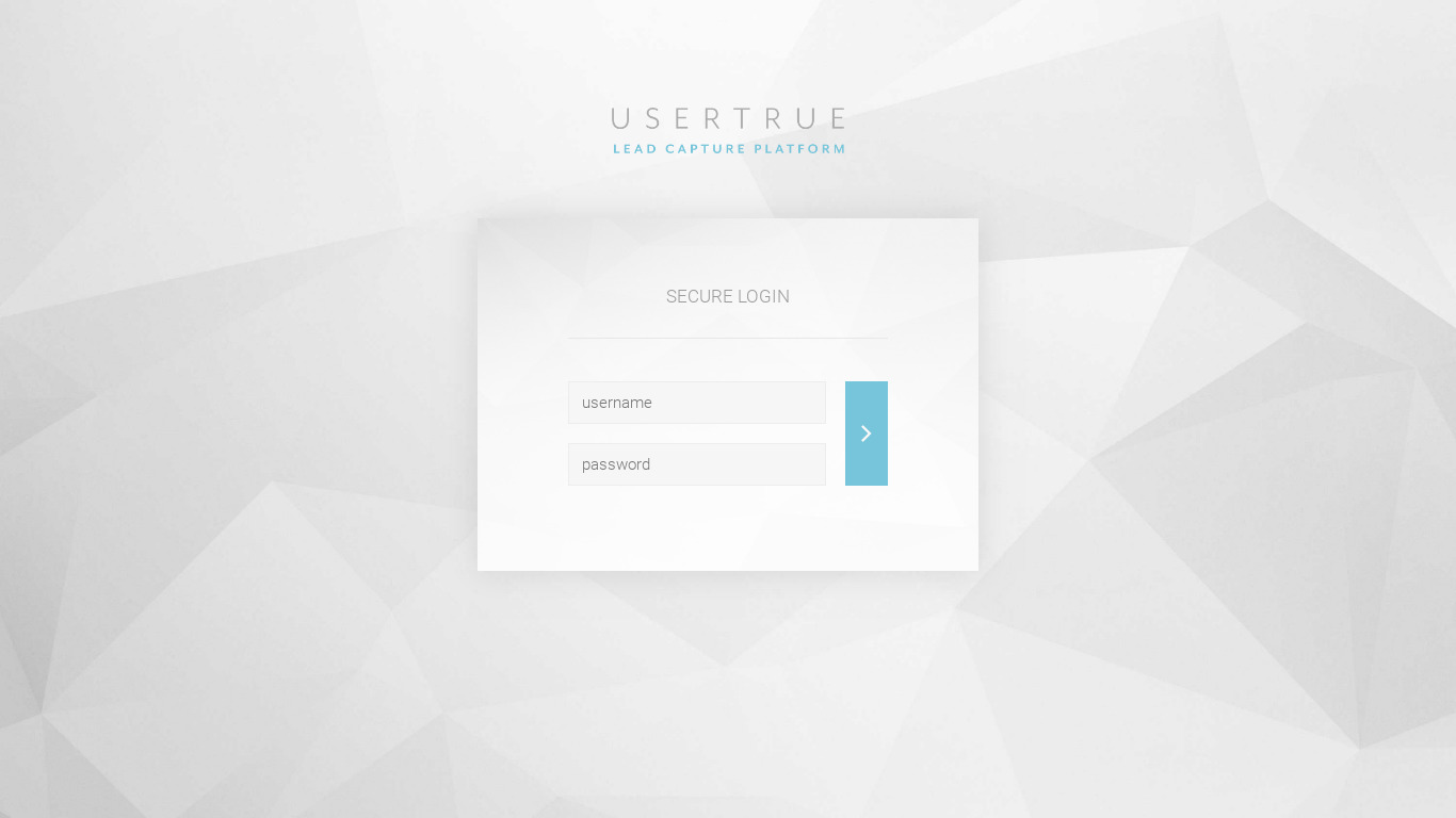 UserTrue Landing page