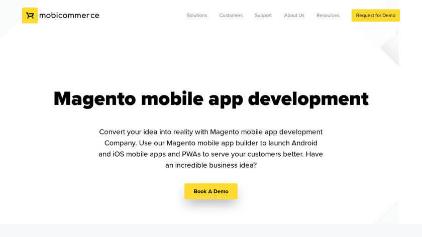 Magento Mobile app Landing Page
