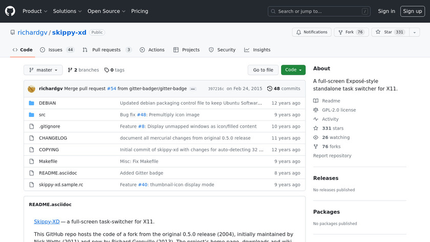 Skippy-XD Landing Page