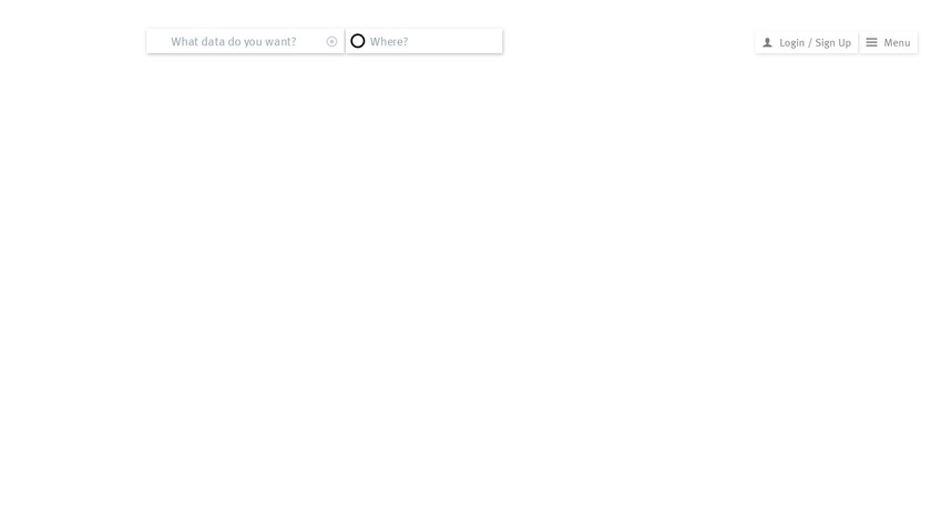 Thingful Landing Page