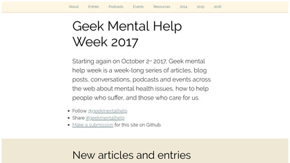 Mental Help Week image
