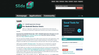 SAM - SlideME Application Manager image