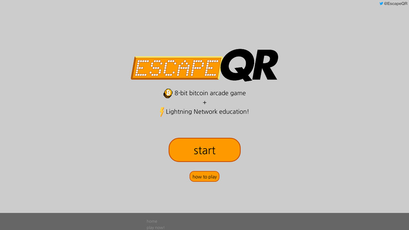 EscapeQR Landing Page