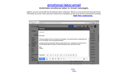 Gmail Emotional Labor image