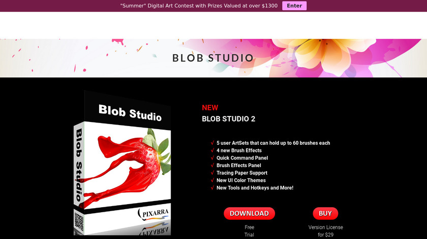 Blob Studio Landing Page