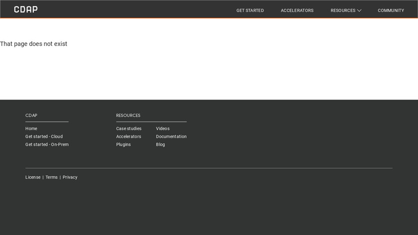 CDAP Landing Page