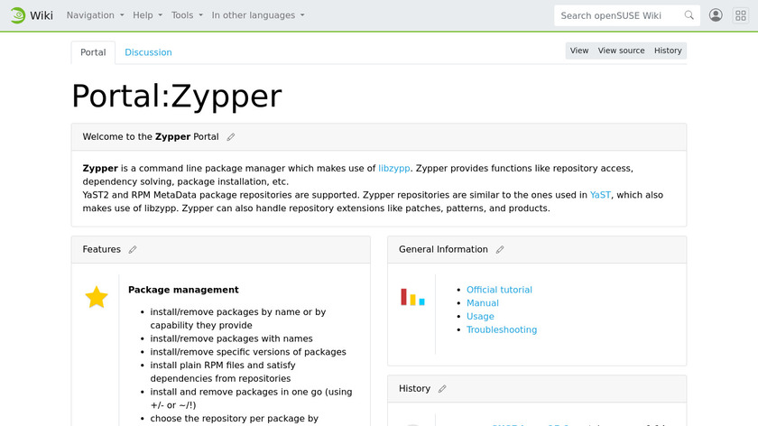 Zypper Landing Page