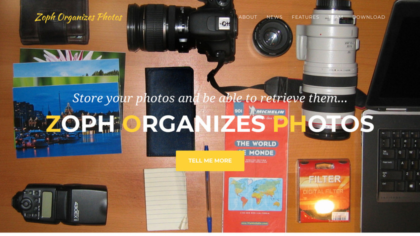 Zoph Landing Page