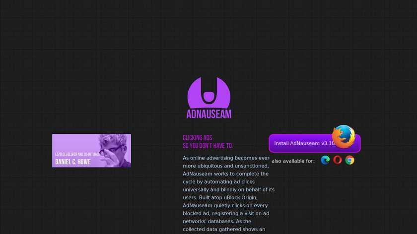 AdNauseam Landing Page