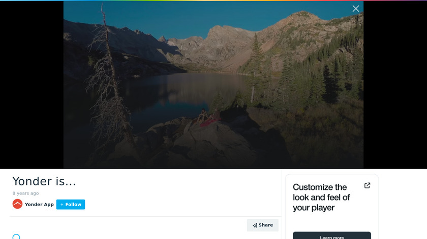Yonder Landing Page