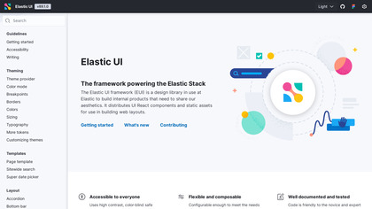 Elastic UI screenshot