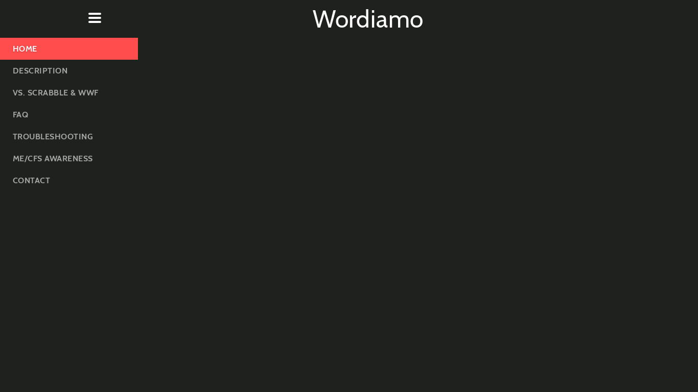 Wordiamo Landing page