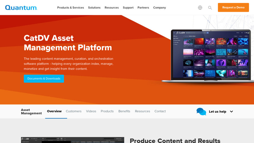 CatDV Landing Page
