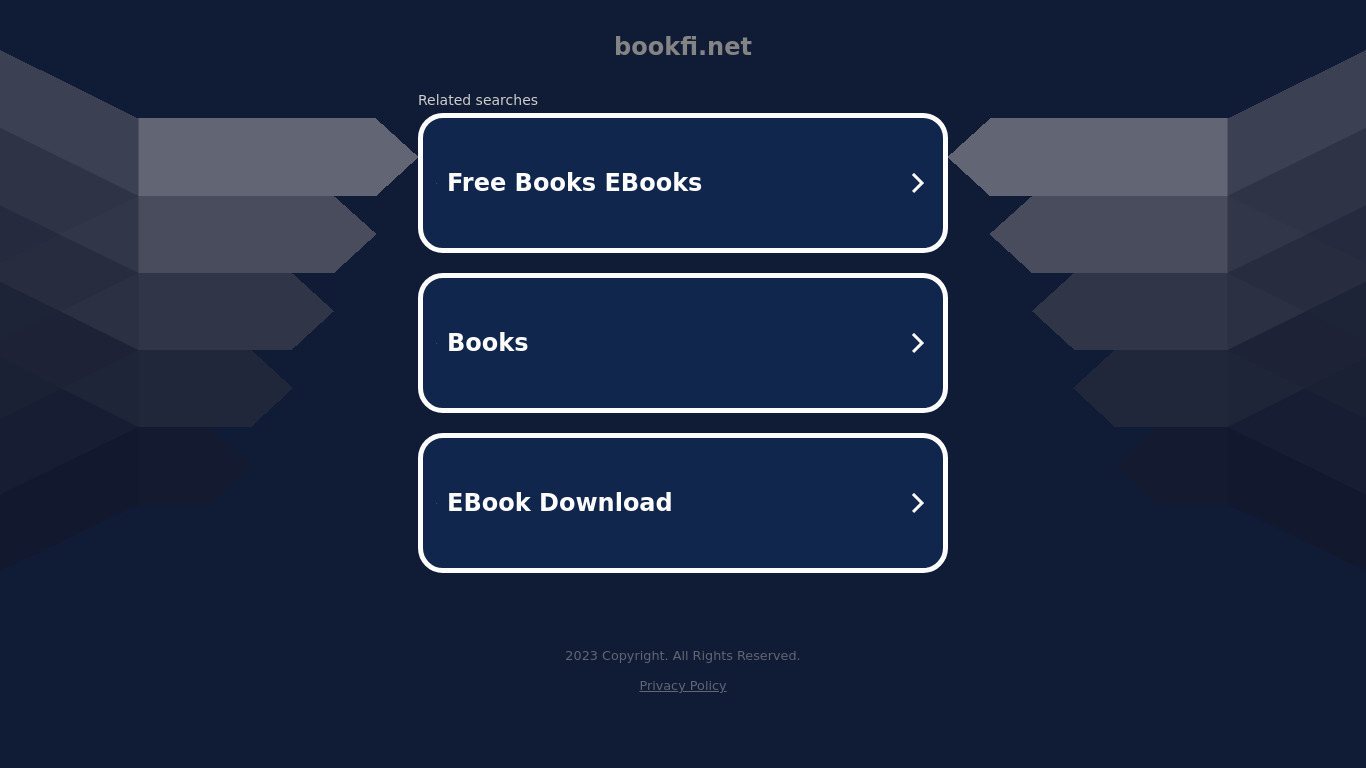 BookFI Landing page