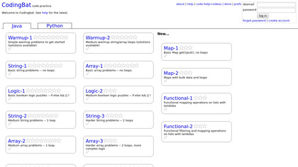 Codingbat screenshot