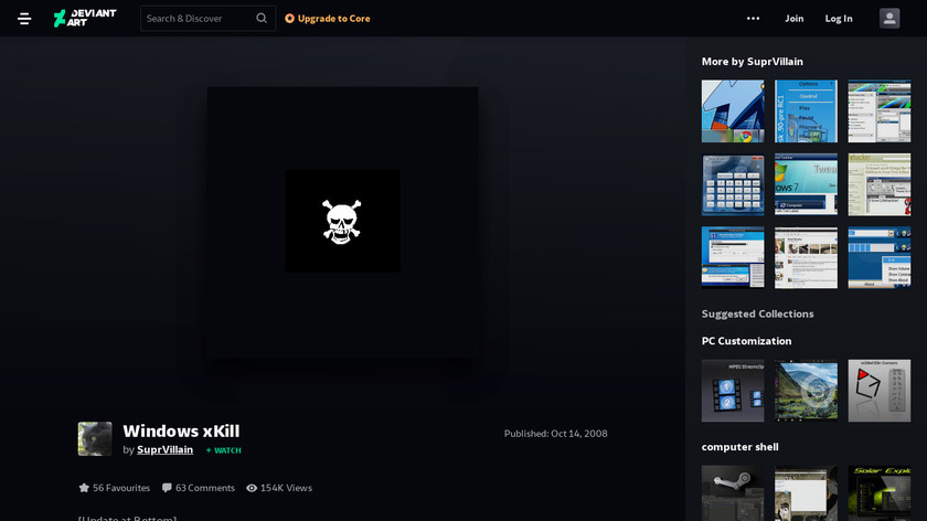 Windows xKill Landing Page