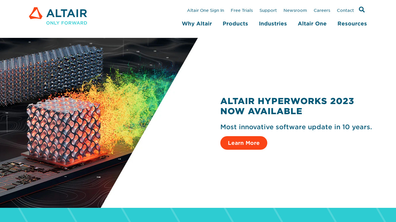 Altair Embed Landing page