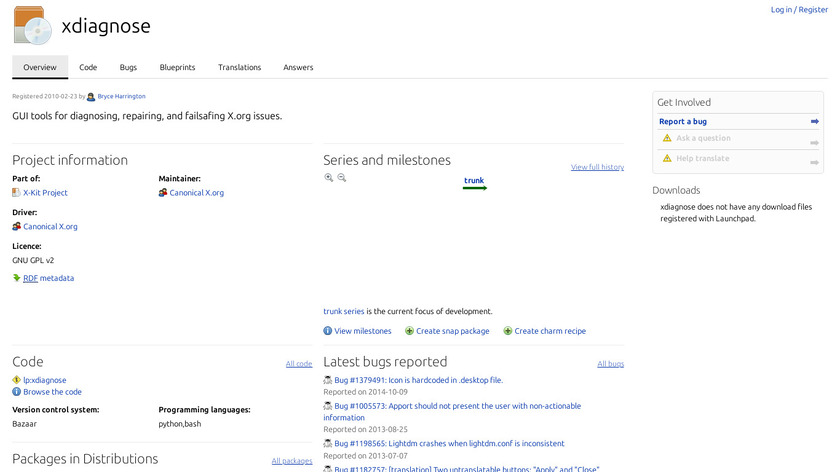 Xdiagnose Landing Page