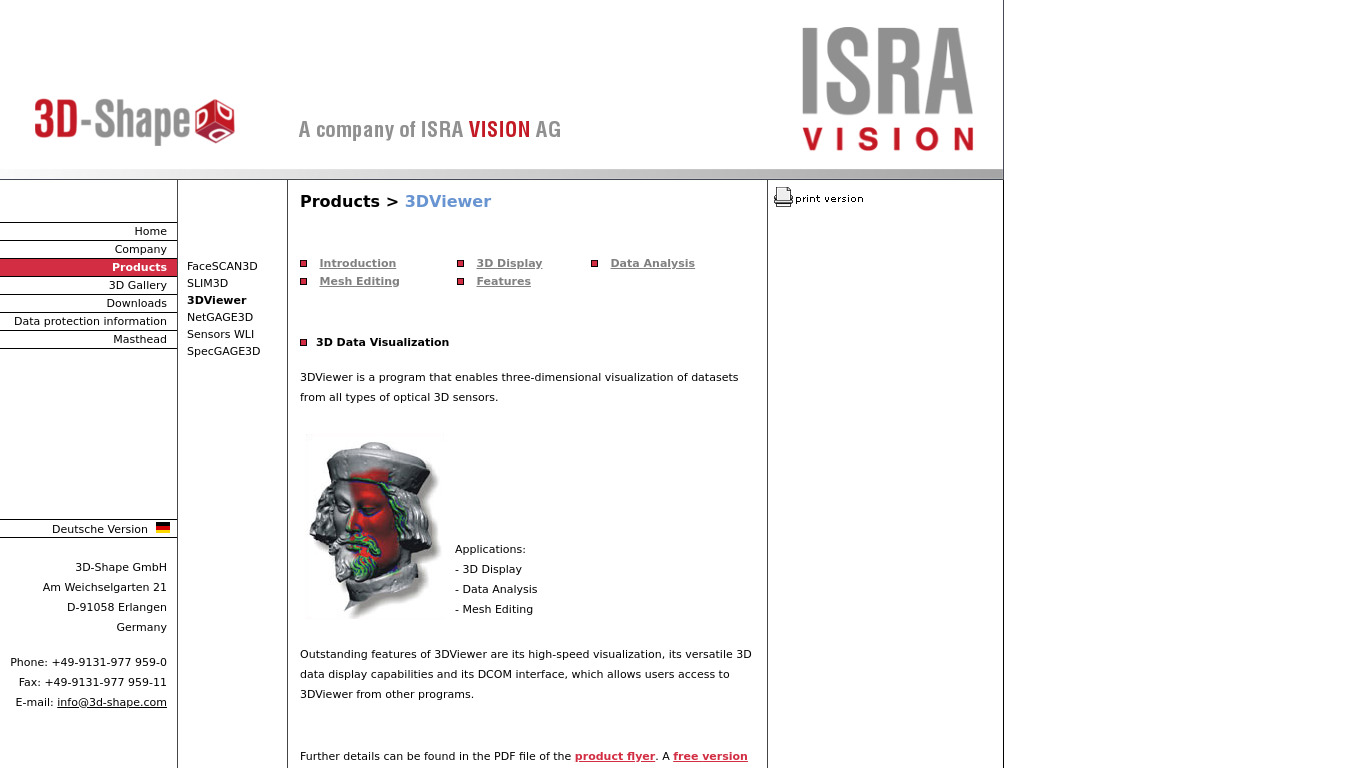 isravision.com 3DViewer Landing page