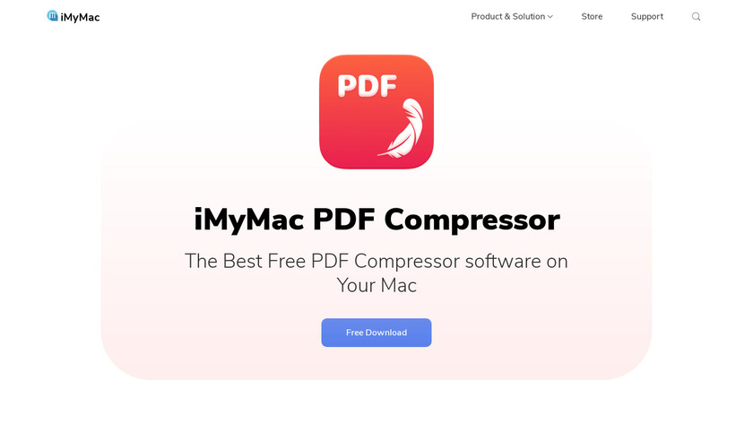 iMyMac PDF Compressor Landing Page