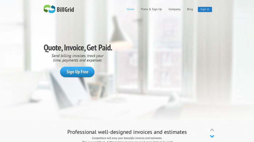 BillGrid.com Landing Page