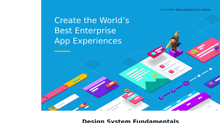 Lightning Design System Landing Page