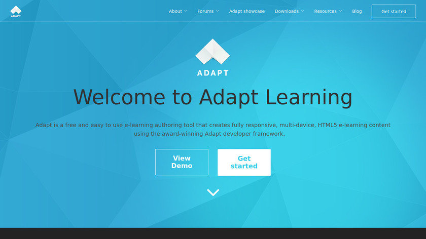 Adapt Learning Landing Page