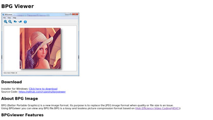 BPG Viewer image